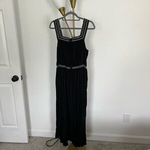 black and white midi dress Old Navy size Large Tall